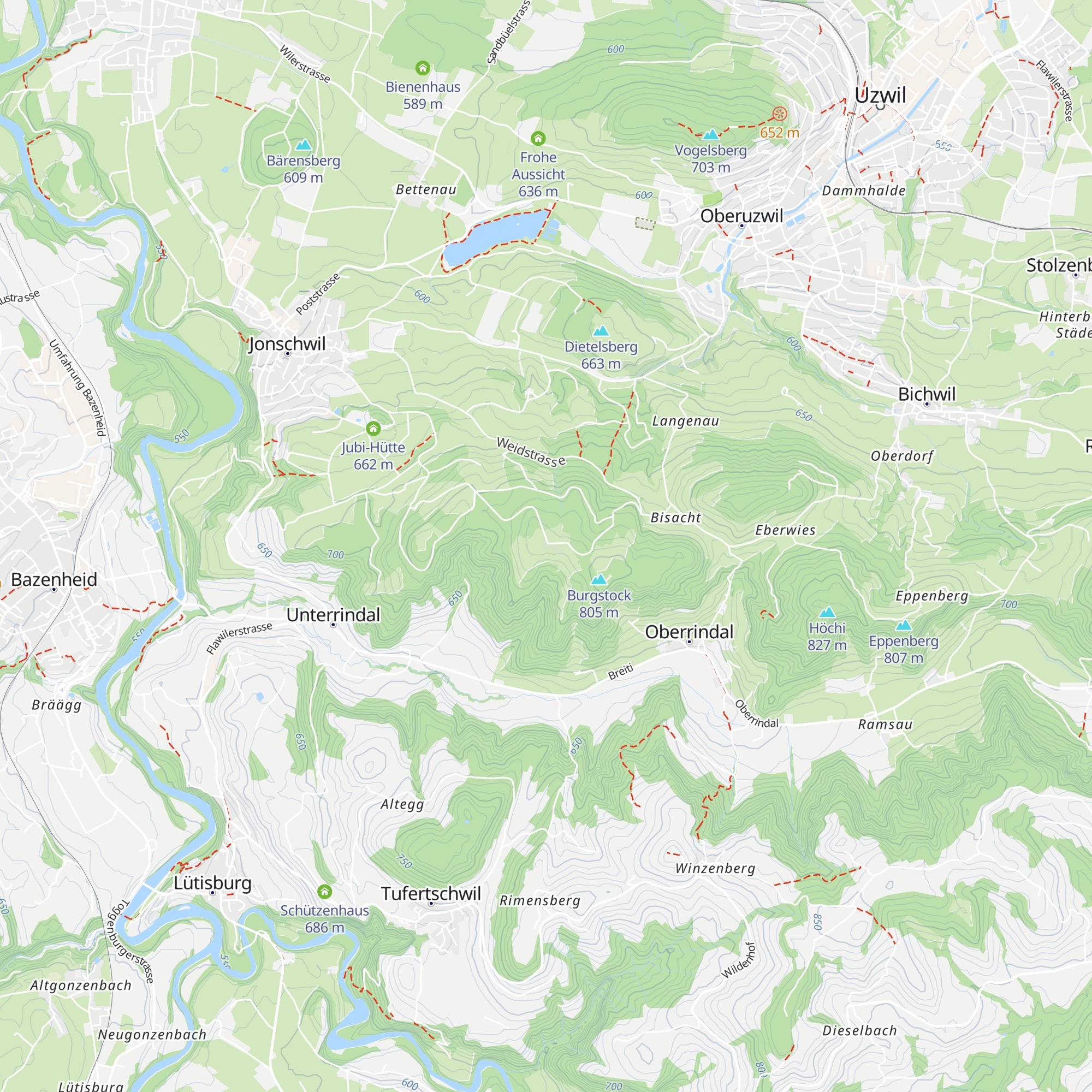 Restaurant Wildberg map