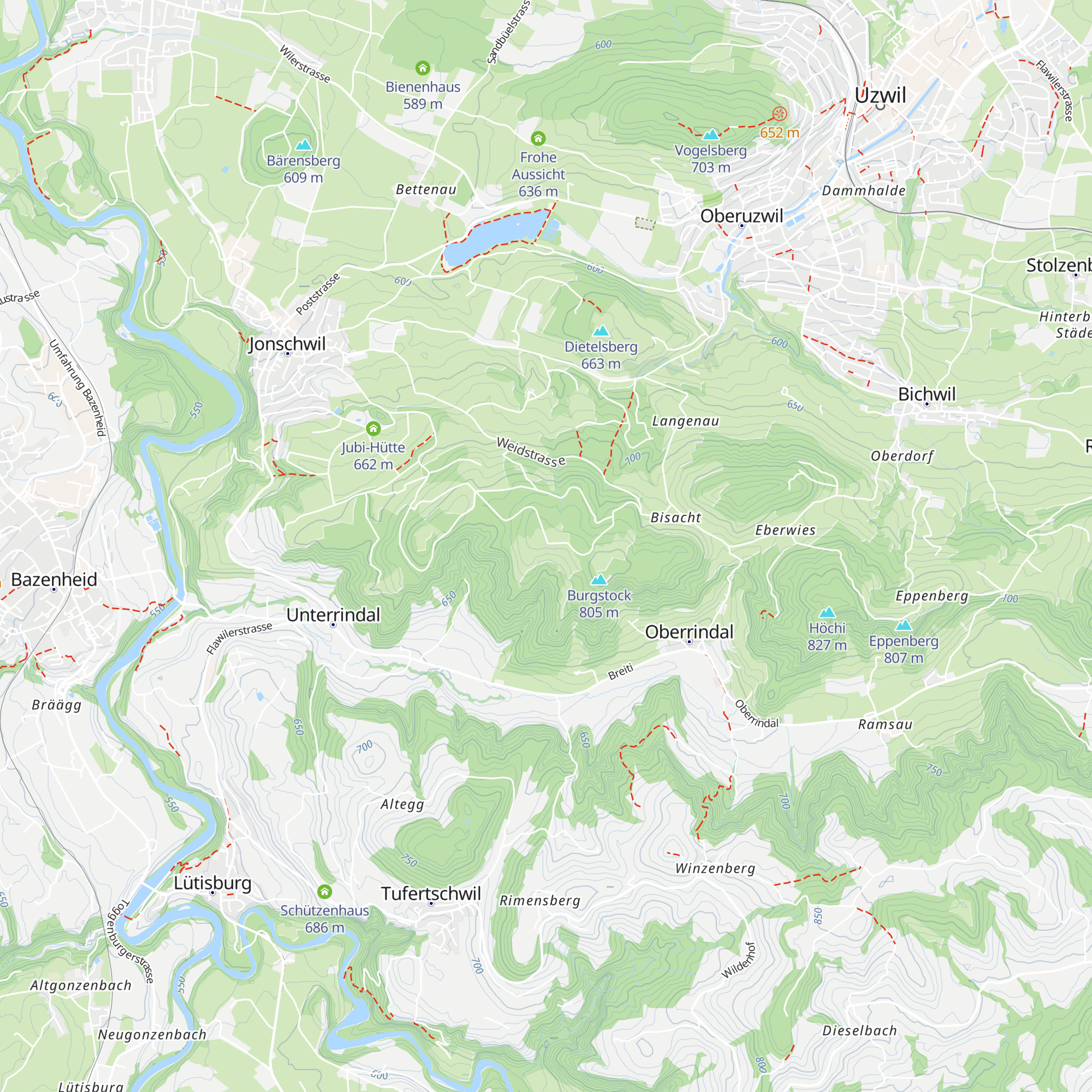 Restaurant Wildberg map