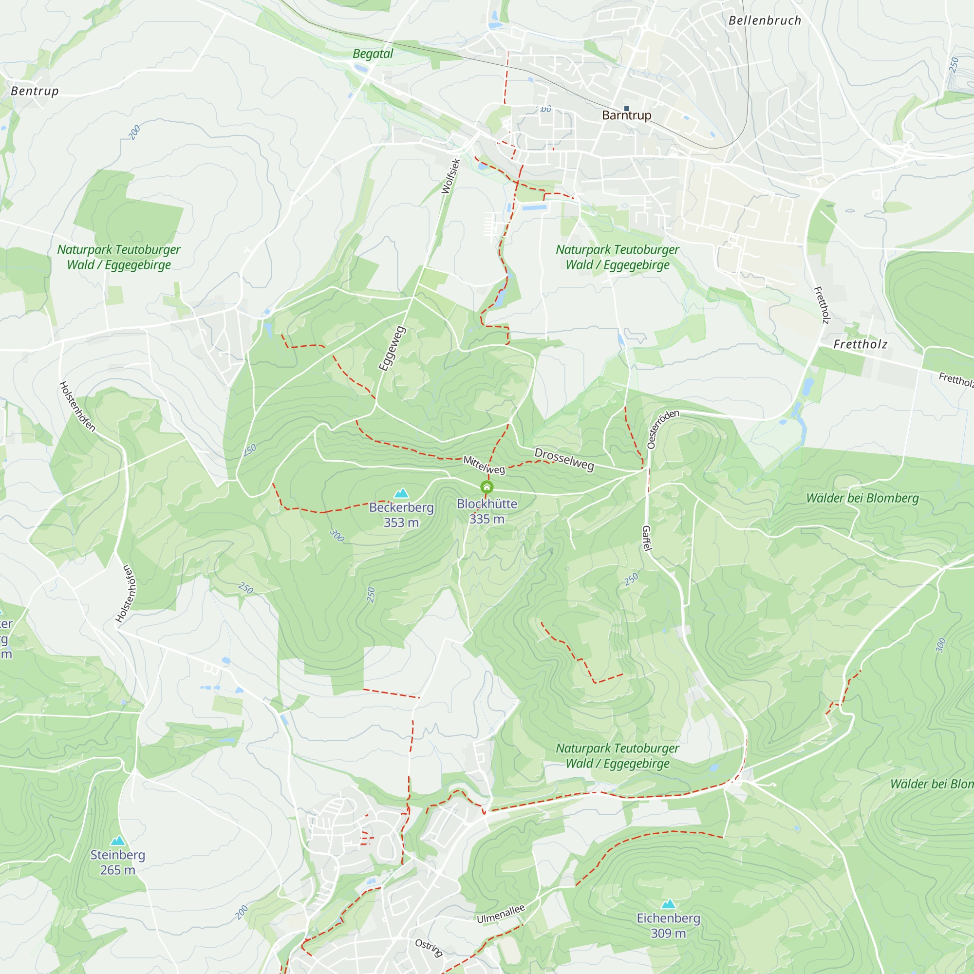 Blockhütte map