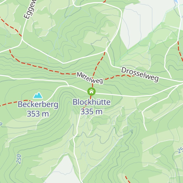 Map of Blockhütte