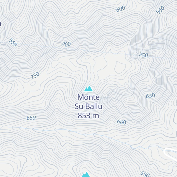 Map of Monte Su Ballu