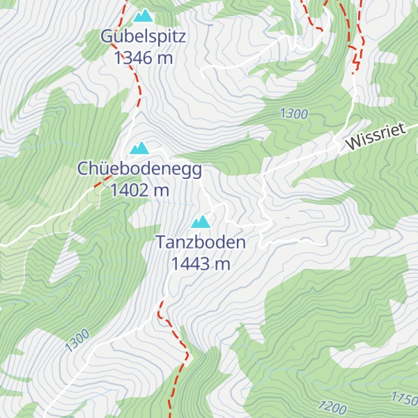 Map of Tanzboden