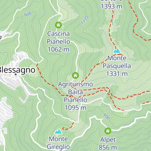 Map of Agriturismo Baita Pianello