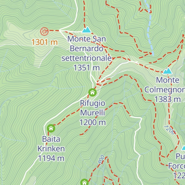 Map of Rifugio Murelli