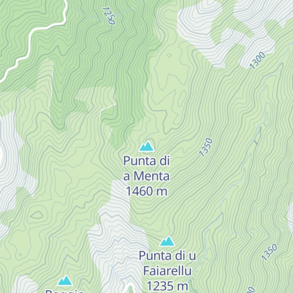 Map of Punta di a Menta