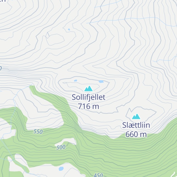 Map of Sollifjellet