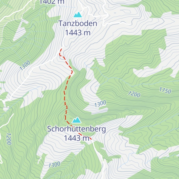 Map of Schorhüttenloch