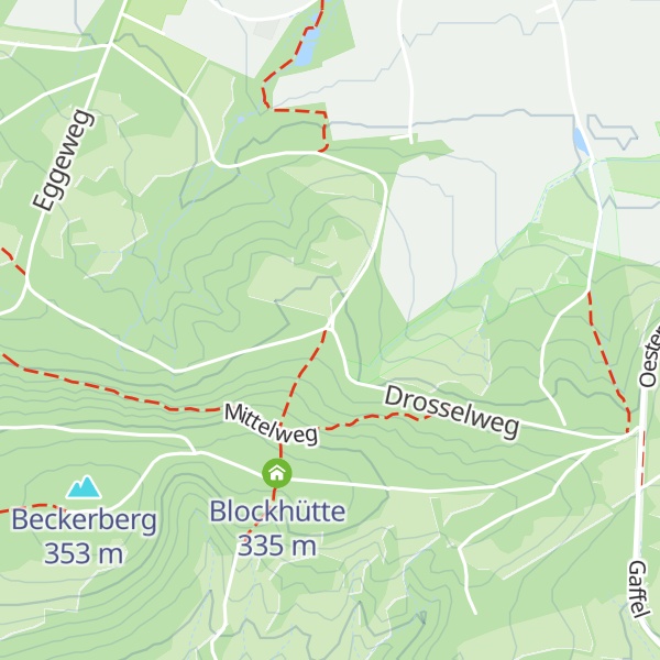 Map of Hütte am Dreieck
