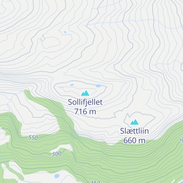 Map of Høgfjellet