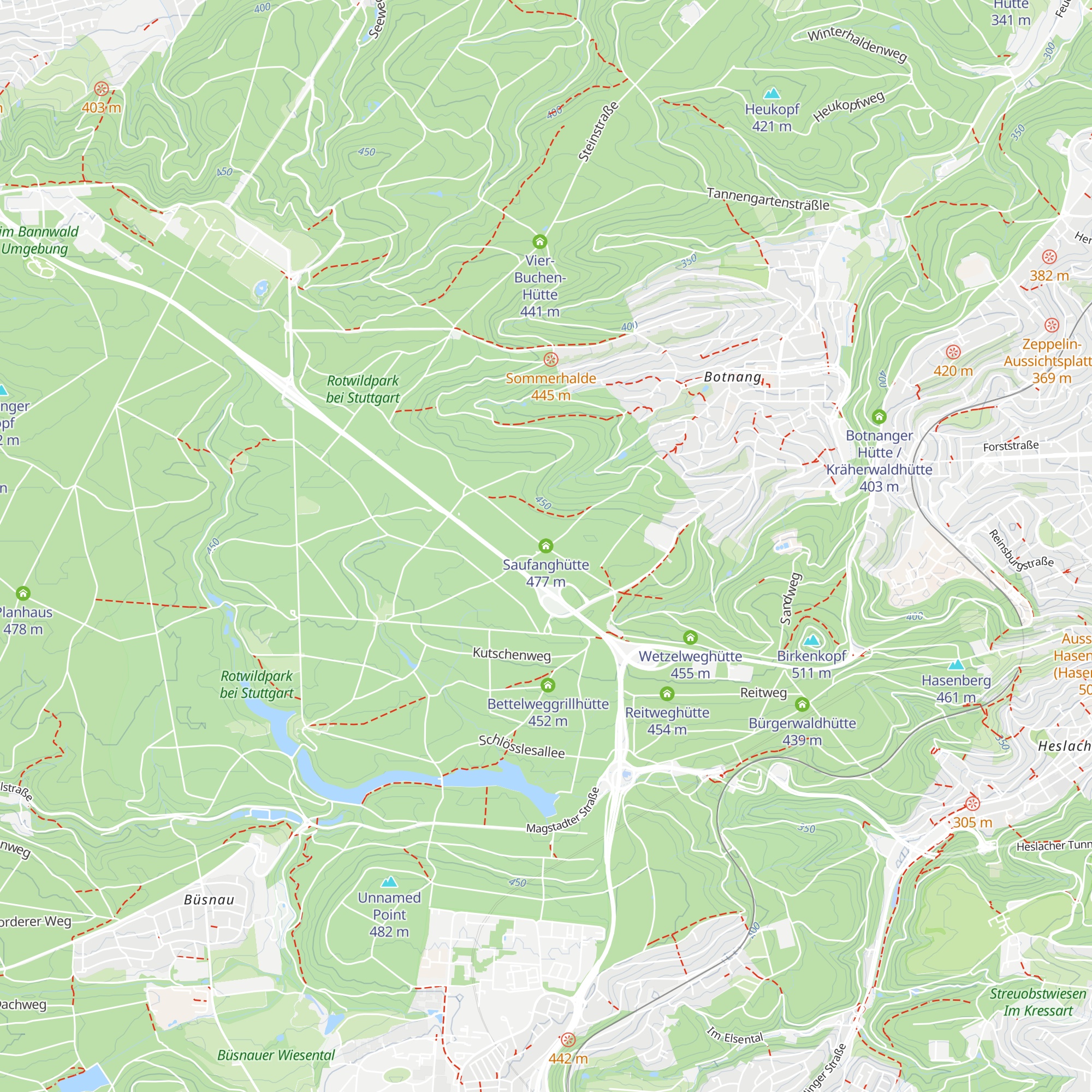Saufanghütte map