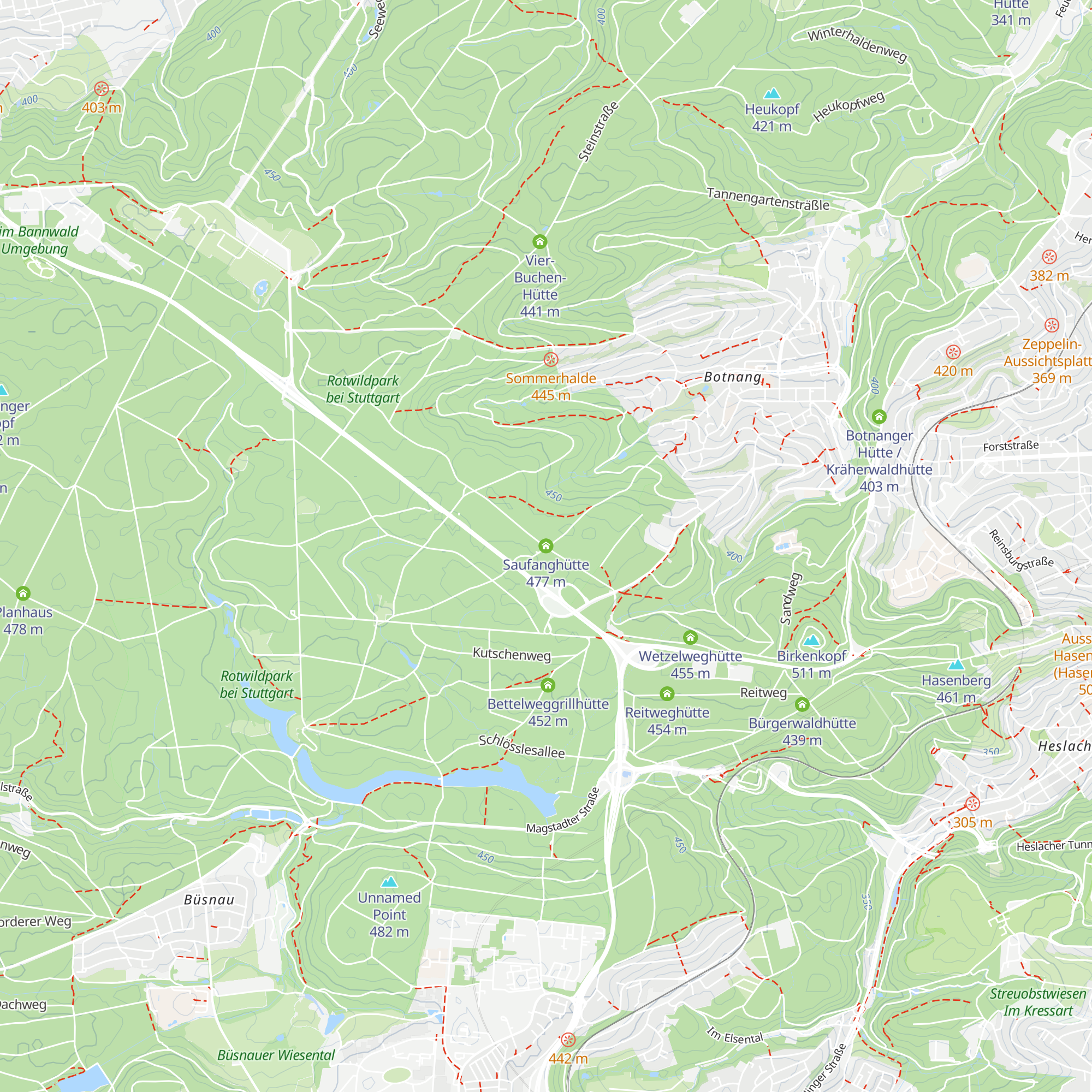 Saufanghütte map