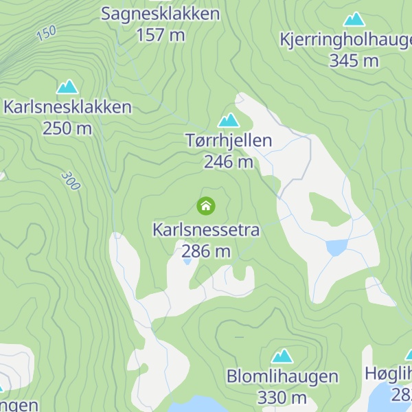 Map of Karlsnessetra