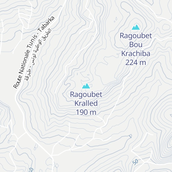 Map of Ragoubet Kralled
