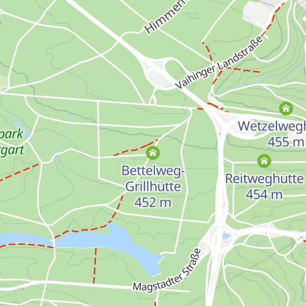 Map of Bettelweg-Grillhütte