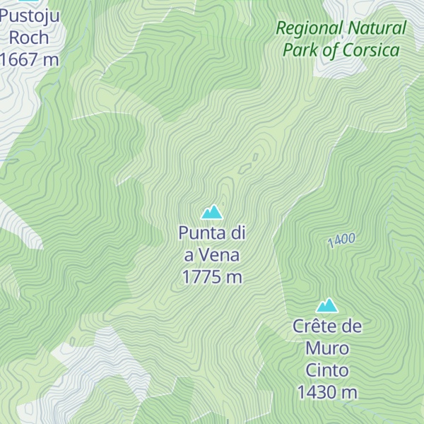Map of Punta di a Vena