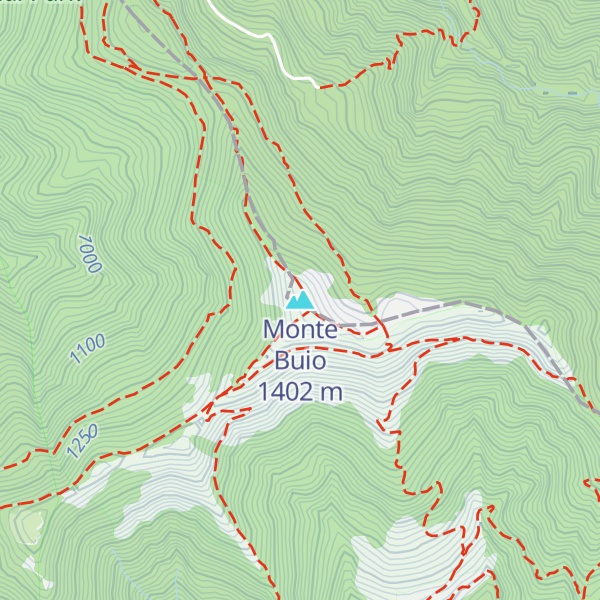 Map of Monte Buio