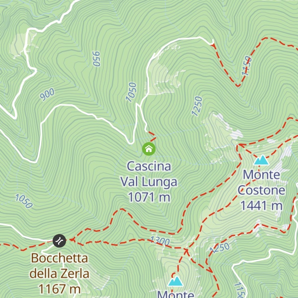 Map of Cascina Val Lunga