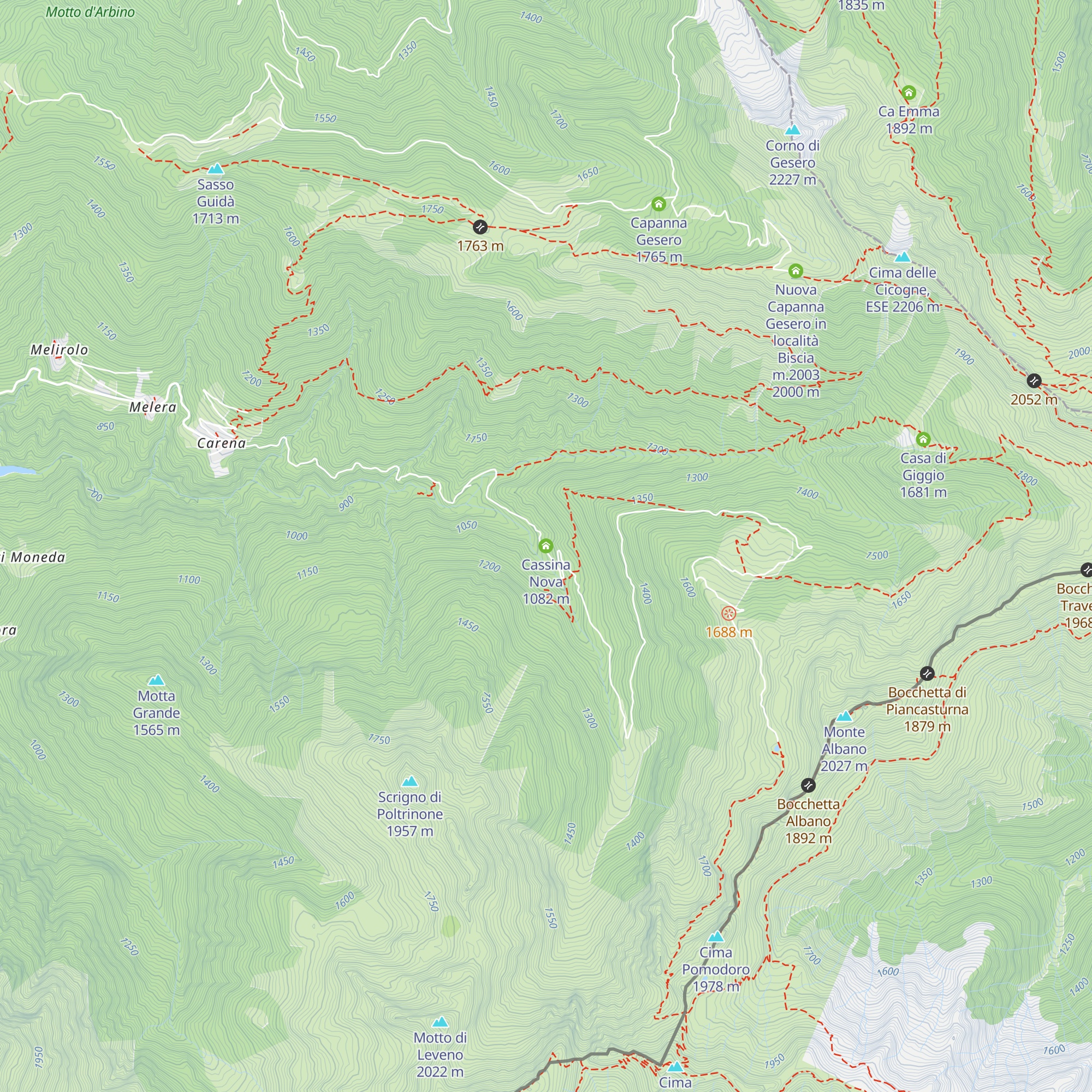 Cassina Nova map