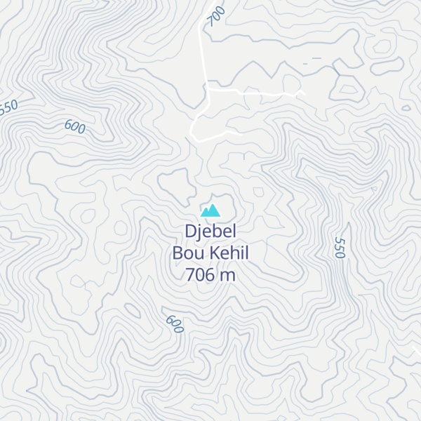 Map of Djebel Bou Kehil
