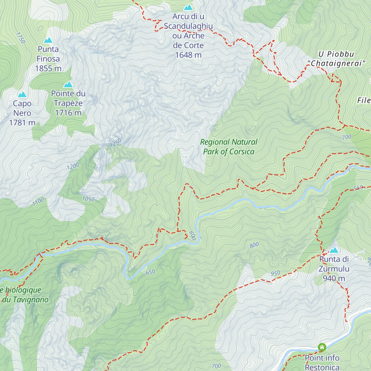 Cabane d'Antia map