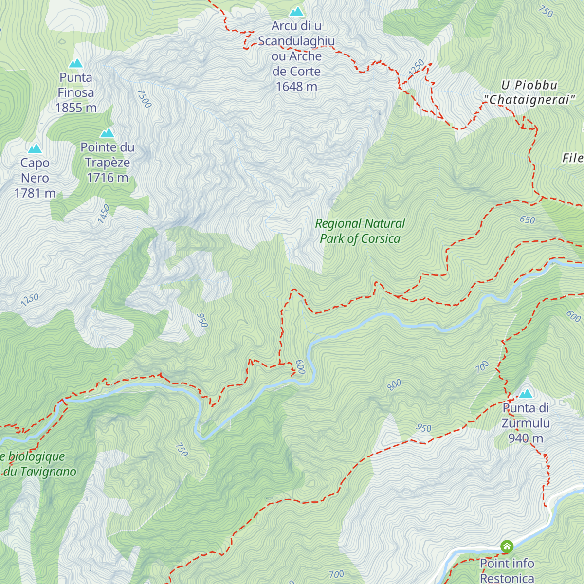 Cabane d'Antia map