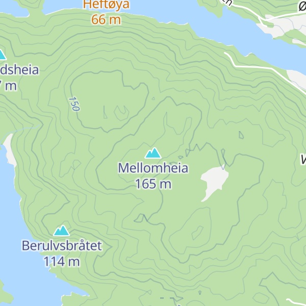Map of Mellomheia