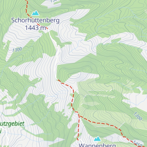Map of Tüfentaler Berg