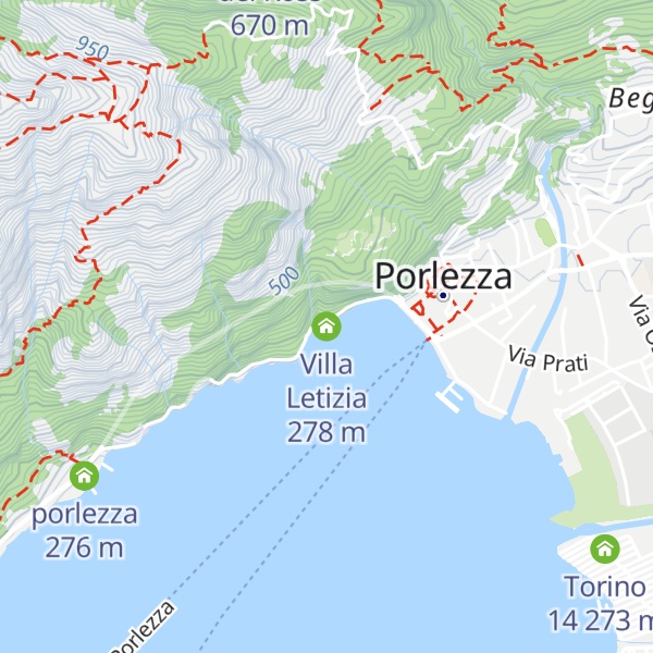 Map of Villa Letizia