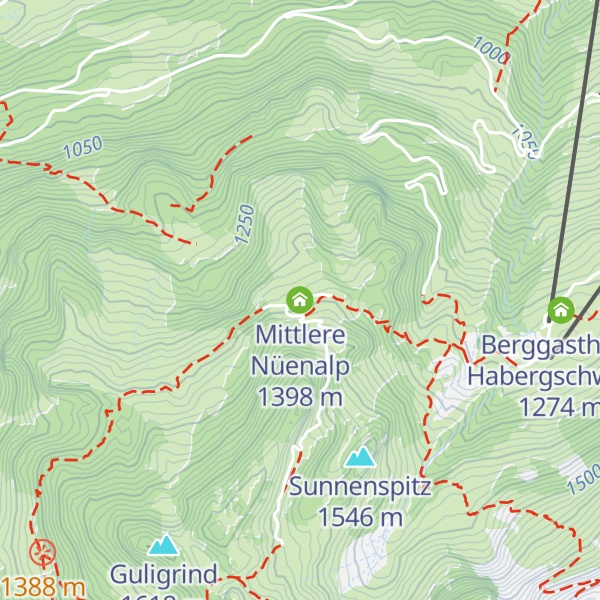 Map of Mittlere Nüenalp