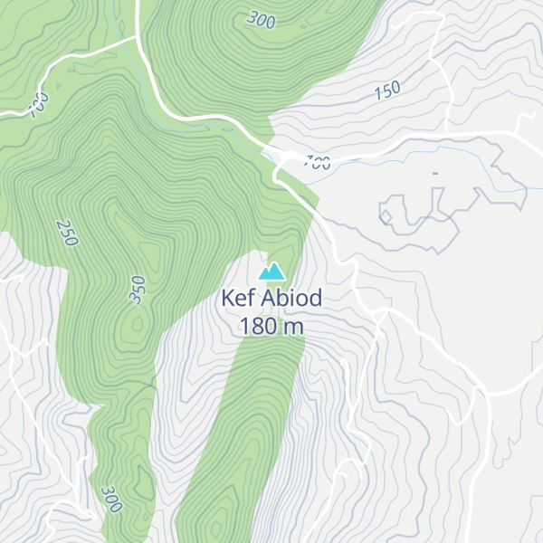 Map of Kef Abiod