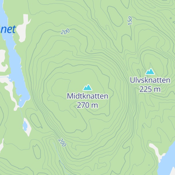Map of Midtknatten