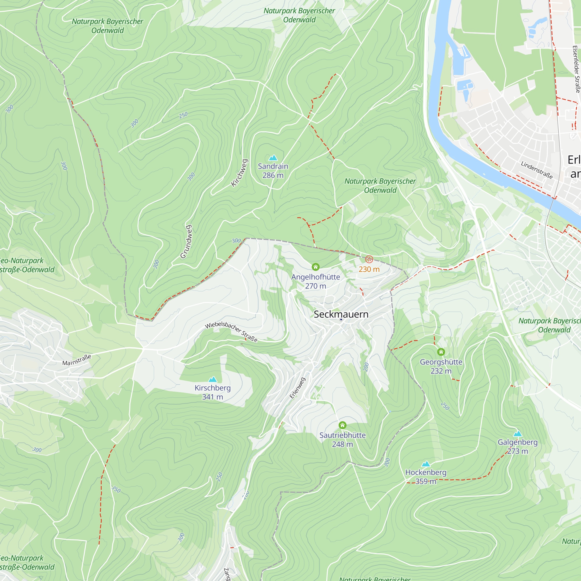 MZVO-Hütte map