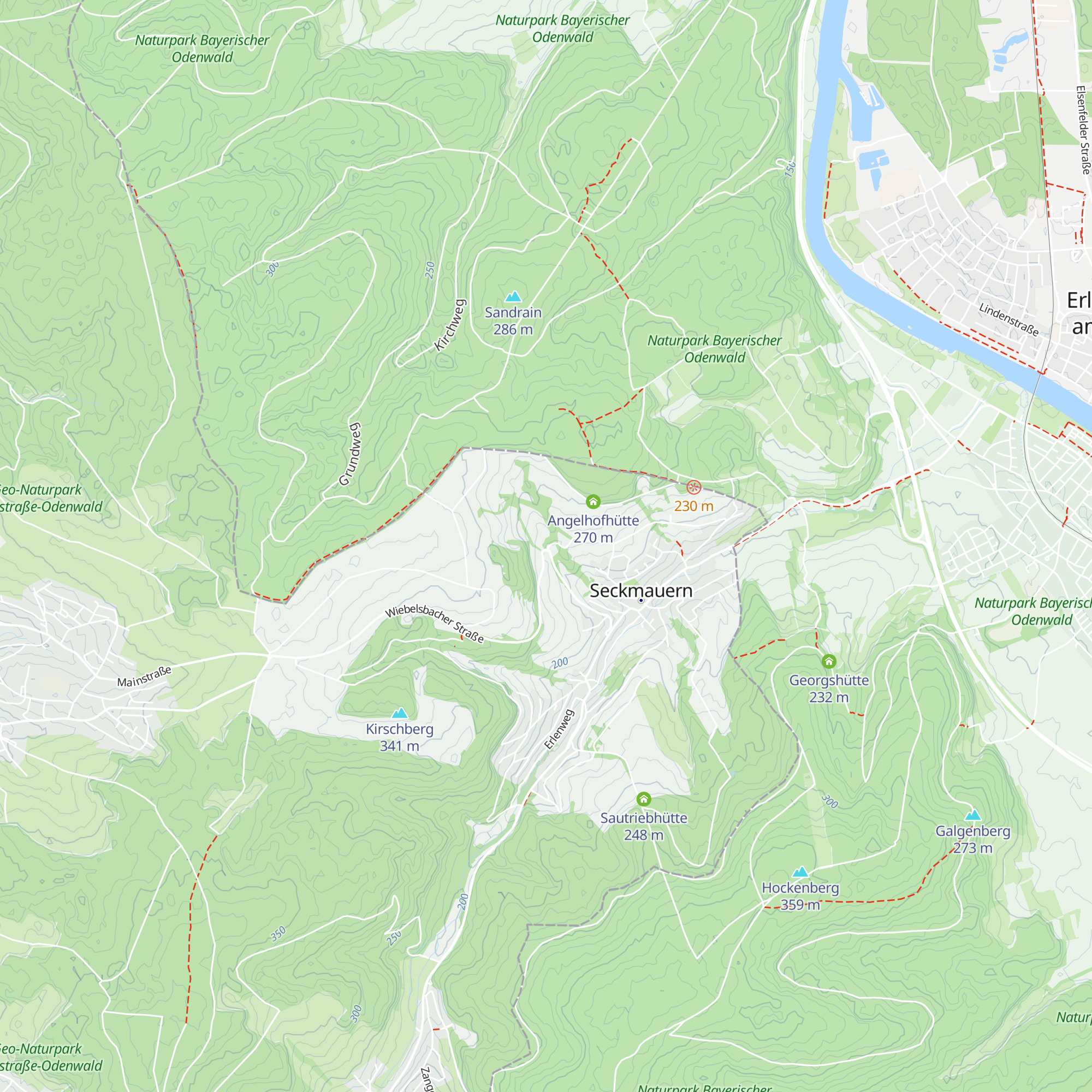 MZVO-Hütte map