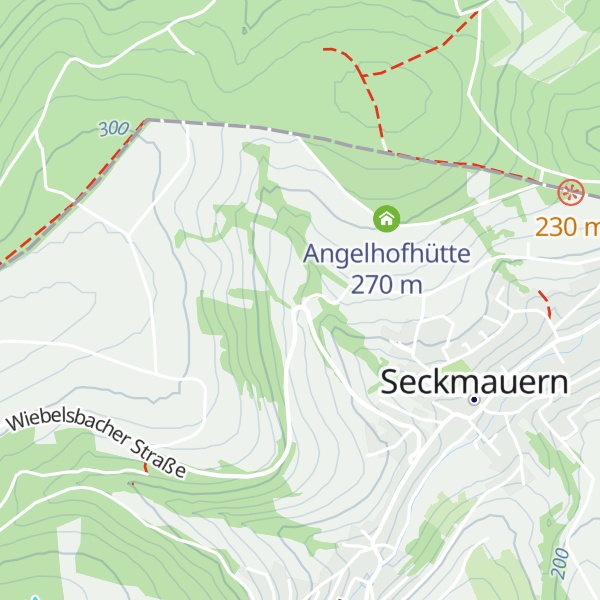 Map of MZVO-Hütte