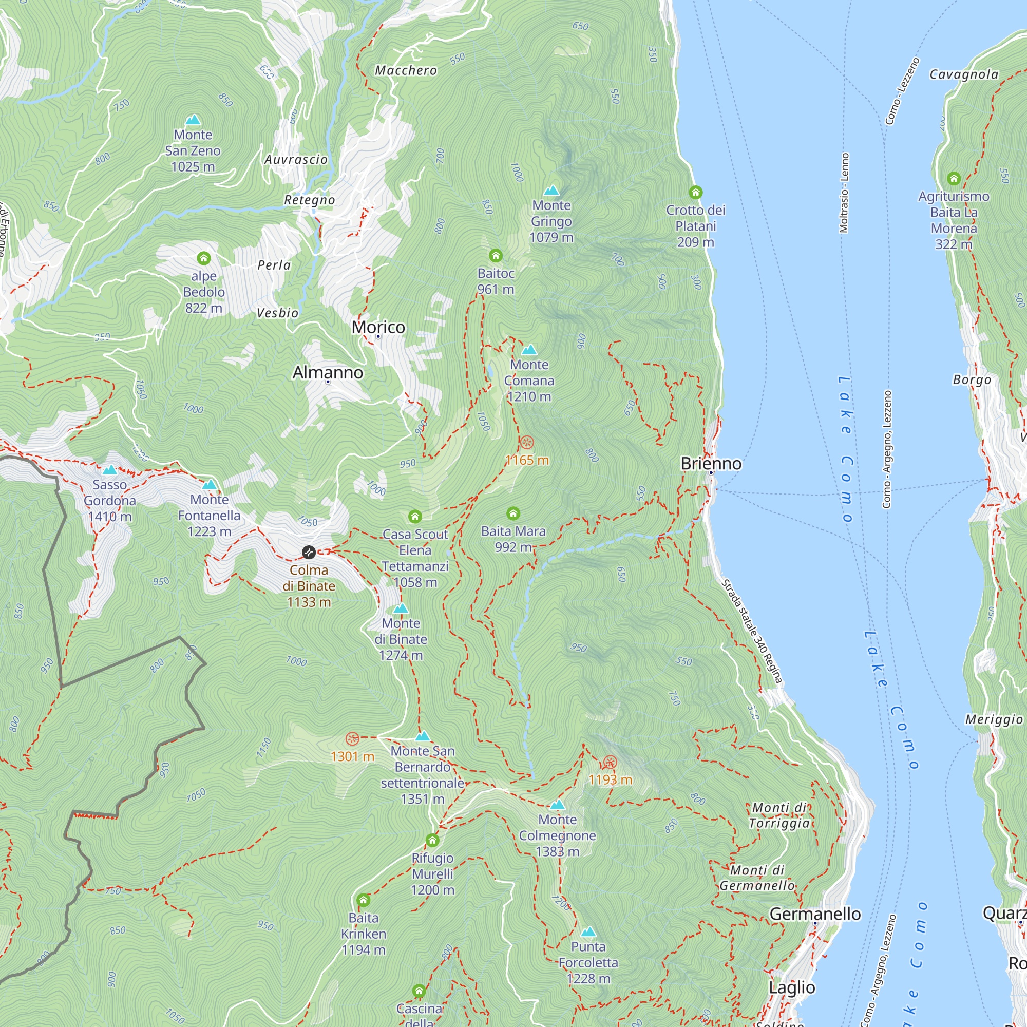 Baita Mara map