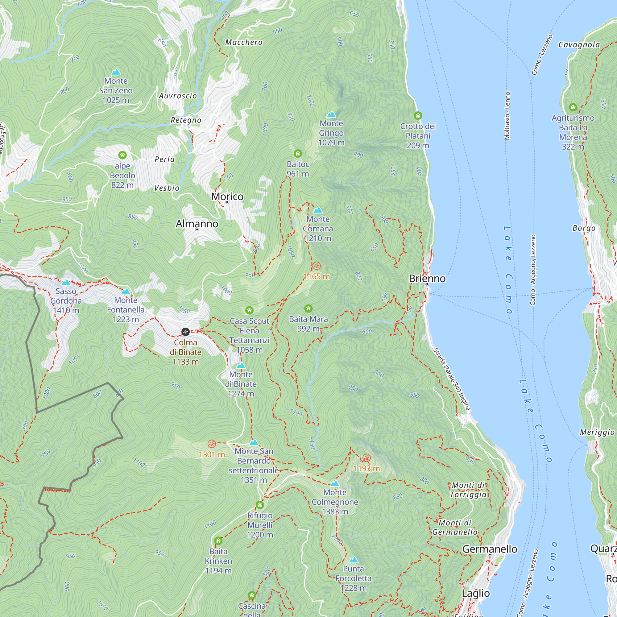 Baita Mara map