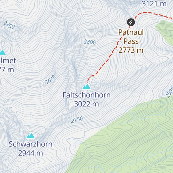 Map of Faltschonhorn