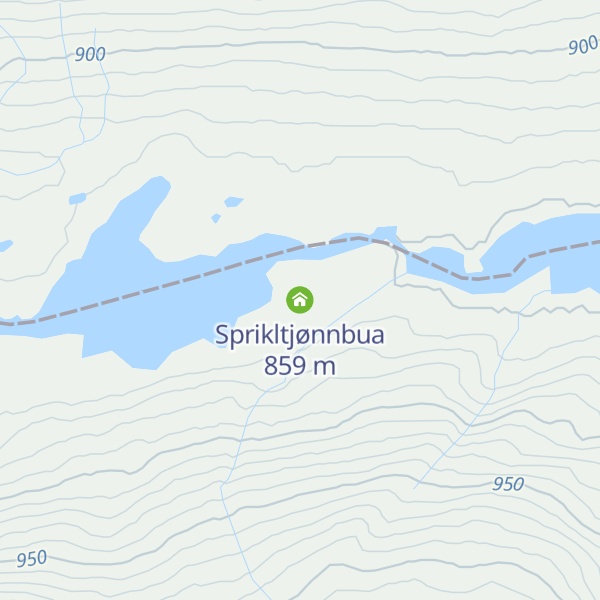 Map of Sprikltjønnbua