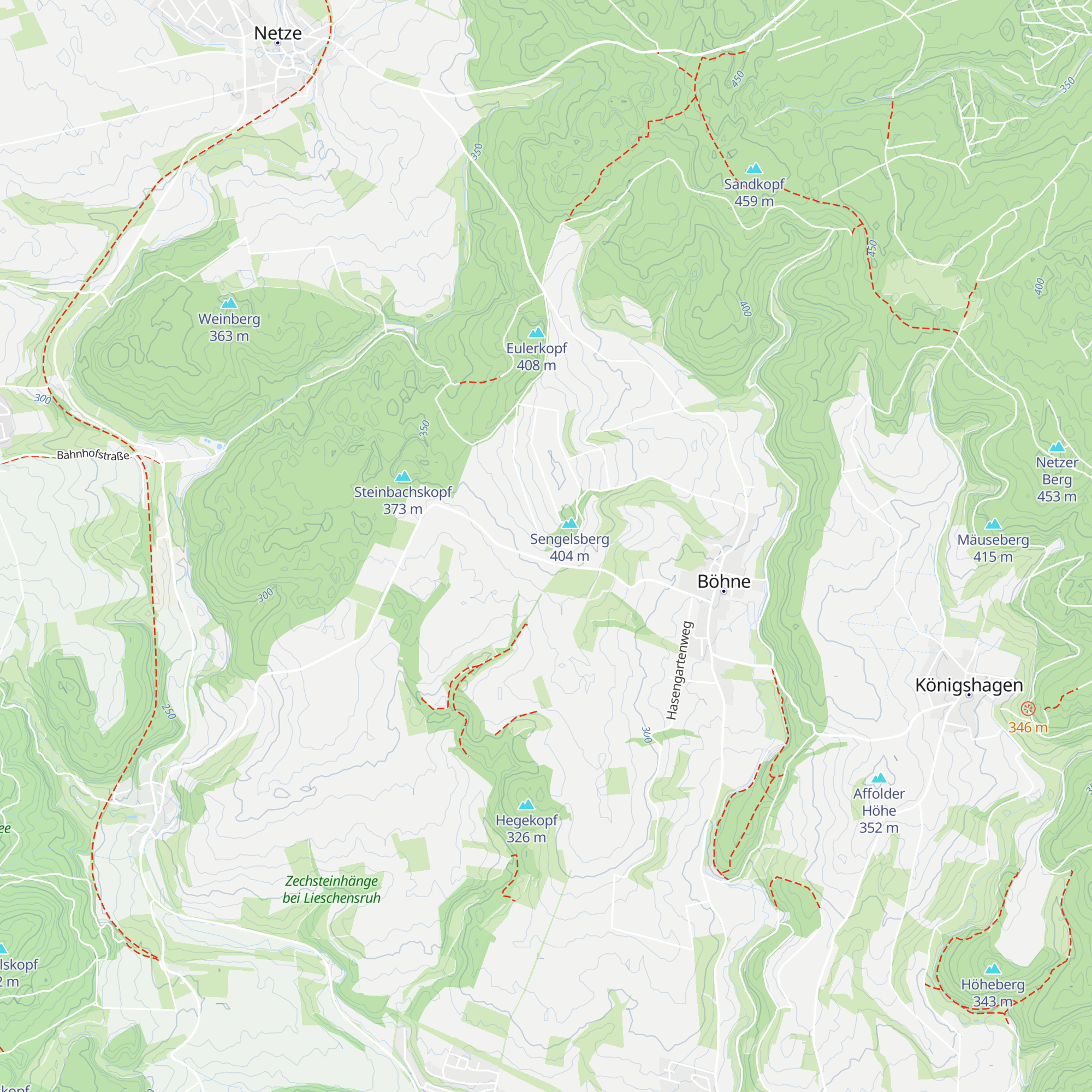 Sengelsberghütte map