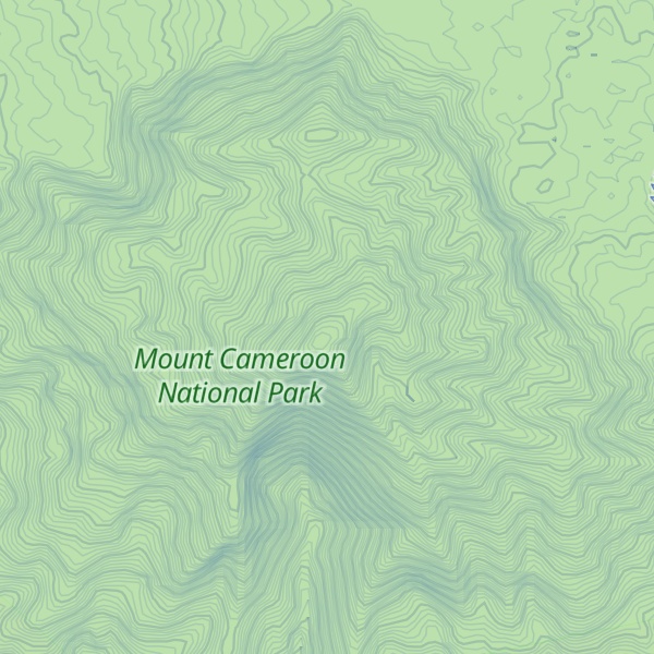 Map of Mont Etinde