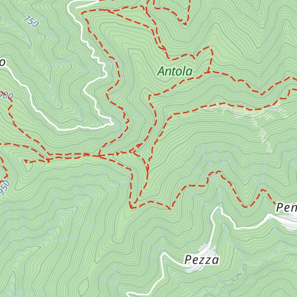 Map of Monte di Pezza