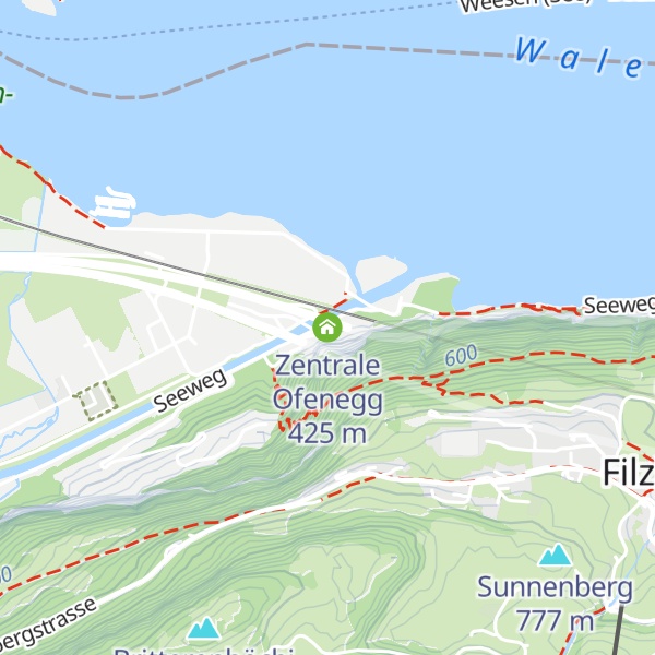 Map of Zentrale Ofenegg