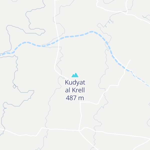 Map of Kudyat al Krell