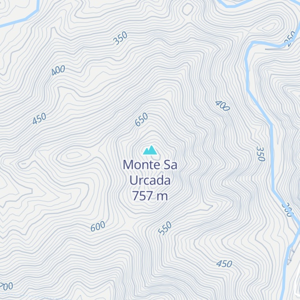 Map of Monte Sa Urcada