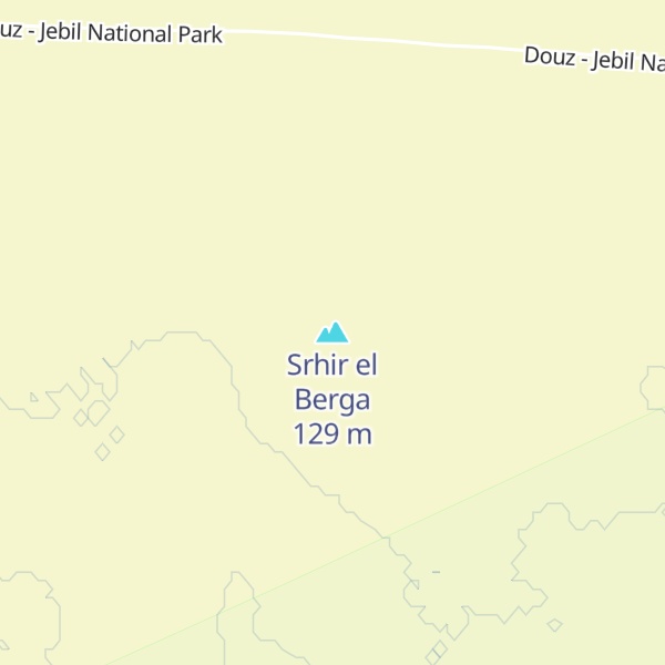 Map of Srhir el Berga