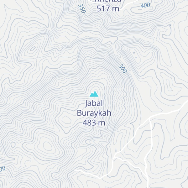 Map of Jabal Buraykah