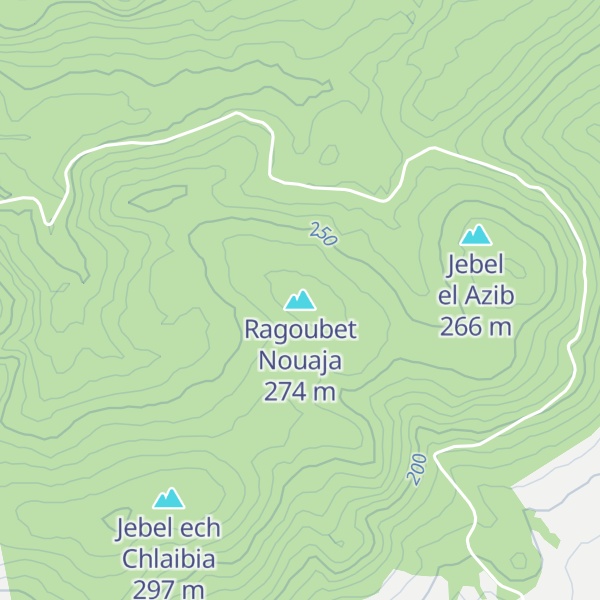 Map of Ragoubet Nouaja