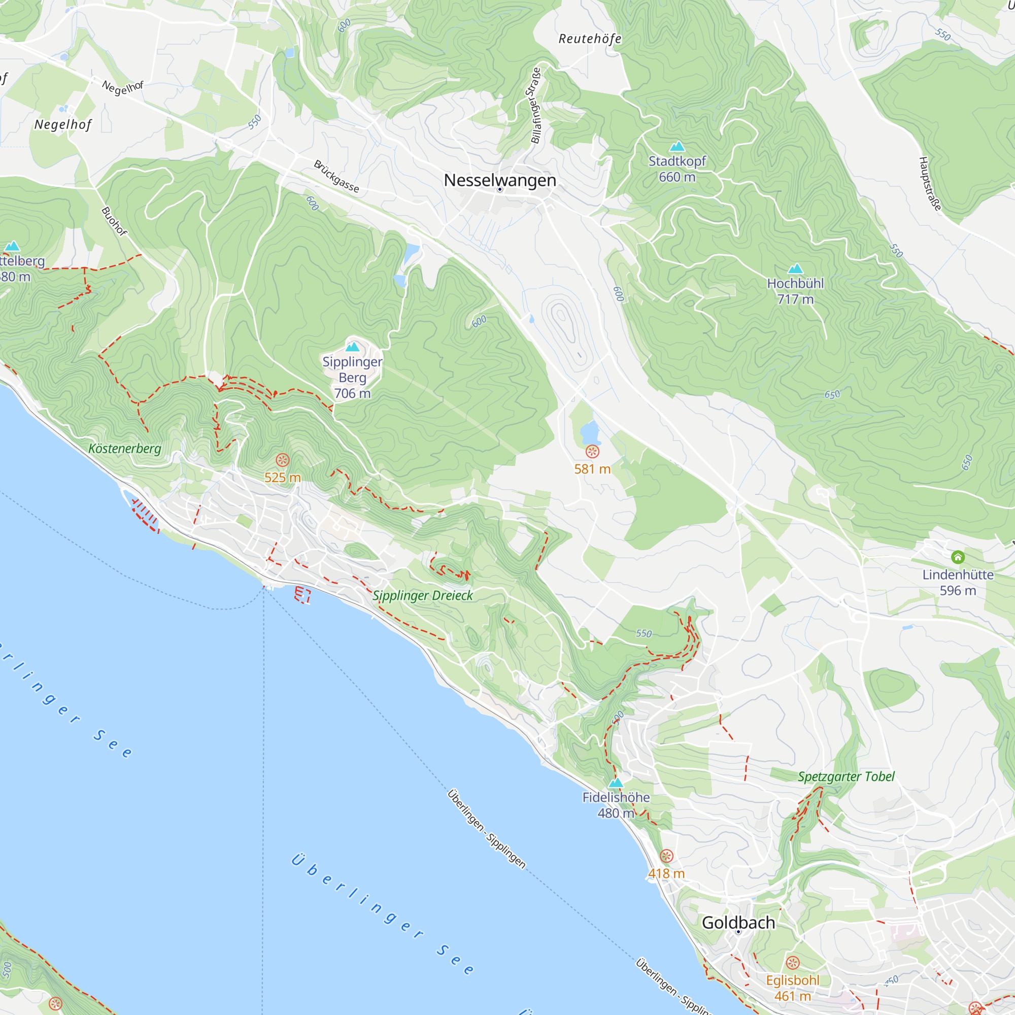 Sipplinger Schutz- und Wanderhütte map