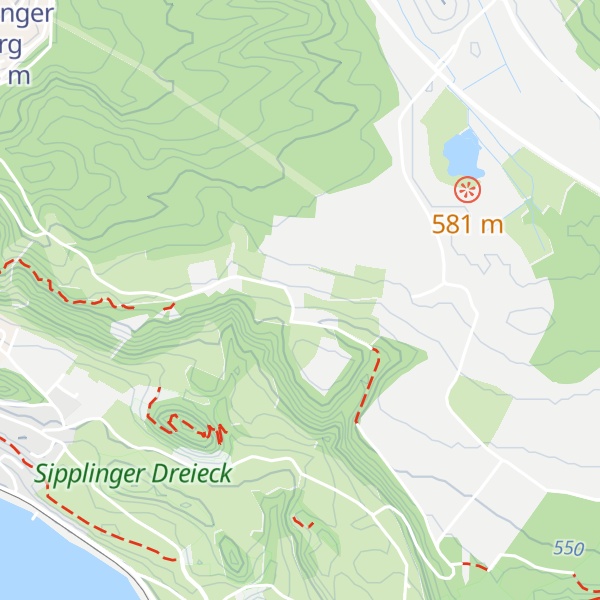 Map of Sipplinger Schutz- und Wanderhütte