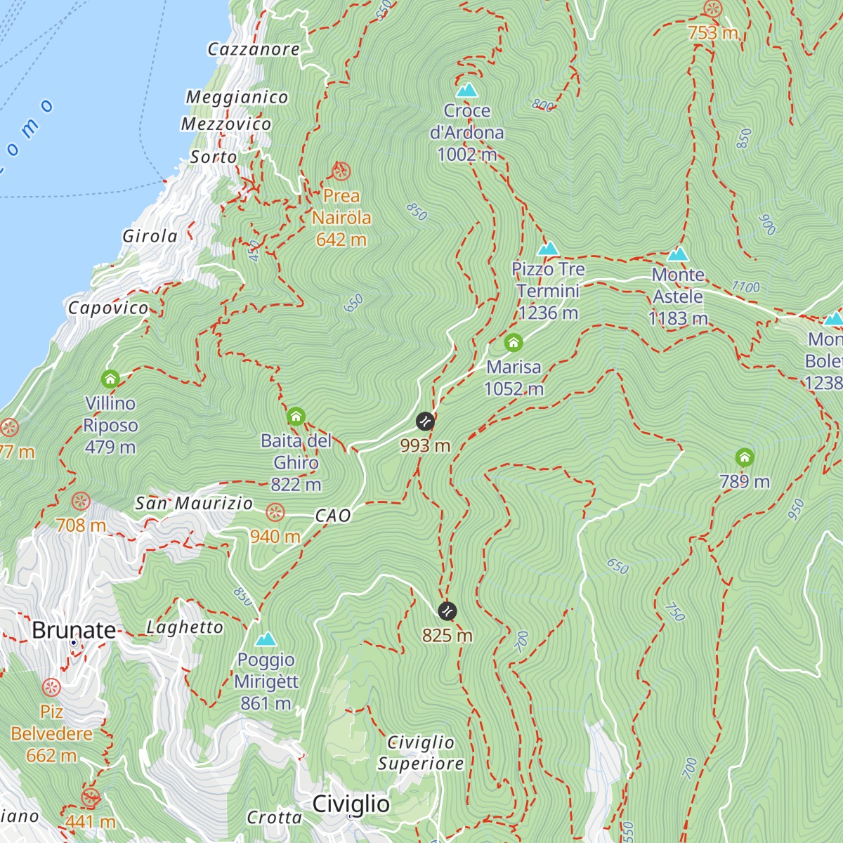 Baita Carla map